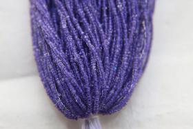13/0 Hanks Charlotte Cut Beads Neon Purple Linings 1/5/25/50/100 Hanks 1.6mm jewellery rare glass beads, jewelry supply, native supply