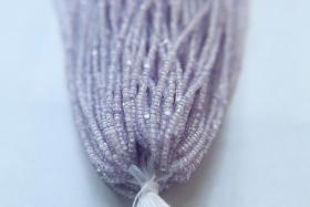 13/0 Hanks Charlotte True Cut Beads Crystal Lilac Lined 1/5/25/50/100 Hanks 1.6mm jewellery rare glass beads, jewelry supply, native supply