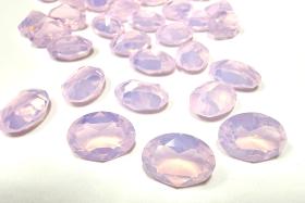 Vintage Swarovski Rose Water Opal Unfoiled Rhinestone, 14x10mm Oval Crystal Gemstone