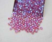 Swarovski (5mm) AB 2X FC Bicones rainbow beads 3600 Pieces jewelry making, couture embellishments