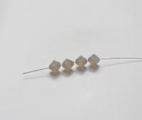 6/8 MM Light Grey Opal Swarovski Bicone beads 6/12/24/36/72/144/288 Pieces (383) PREMIUM MATERIALS, Jewlery making beads