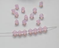 8 MM Rose Water Opal Swarovski Bicone 16 Cuts 6/12/24/36/72/144/288 Pieces (395) embroidery materials, rare jewelry findings, craft supplies