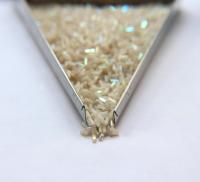True Cuts Size 2 (2x4mm) Bugle Beads 5/10/20/50/250/500 Grams Patina White Opal Aurore Boreale loose tube beads