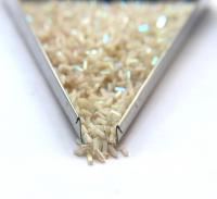 True Cuts Size 2 (2x4mm) Bugle Beads 5/10/20/50/250/500 Grams Patina White Opal Aurore Boreale loose tube beads