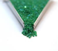 8/0 Charlotte Cut Beads Patina Opal Green Aurore Boreale 10/20/50/250/500 Grams frosted glass beads, jewelry supply, native supply