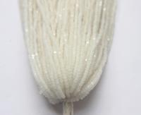 11/0 Hanks Charlotte Cut Beads White Opal 1/5/25/50/100 Hanks 2.0mm glass beads, jewelry supply, findings, craft supply, vintage bead