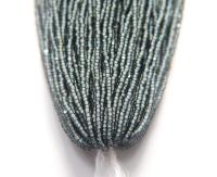 11/0 Hanks Charlotte Cut Beads Black Diamond Off White Lined 1/5/25/50/100 Hanks PREMIUM SEED BEADS, Native Supplies