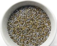 11/0 Charlotte true Cut Beads Patina Honey transparent Silver 10/20/50/250/500 Grams