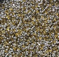 11/0 Charlotte true Cut Beads Patina Honey transparent Silver 10/20/50/250/500 Grams