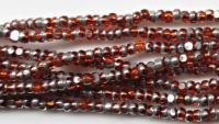 11/0 Charlotte true Cut Beads Patina Orange transparent Silver 10/20/50/250/500 Grams 1300 Pieces