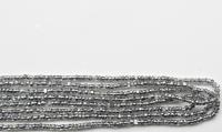13/0 Charlotte Cut Beads Patina Transparent Crystal Silver 5/10/20/50/250/500 Grams embroidery materials, jewelry making, vintage beads