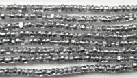 13/0 Charlotte Cut Beads Patina Transparent Crystal Silver 5/10/20/50/250/500 Grams embroidery materials, jewelry making, vintage beads
