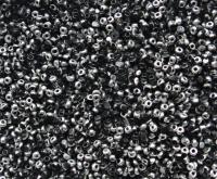 11/0 Charlotte true Cut Beads Patina Black Silver 10/20/50/250/500 Grams