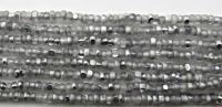 11/0 Charlotte Cut Beads Patina Frosted Crystal Silver 10/20/50/250/500 Grams 1300 Pieces