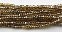 11/0 Charlotte true Cut Beads Ionized Honey Transparent 10/20/50/250/500 Grams vintage findings, embroidery materials, craft supplies, rare