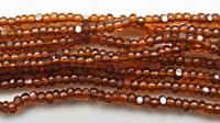 11/0 Charlotte true Cut Beads Ionized Orange Transparent 10/20/50/250/500 Grams PREMIUM SEED Beads, vintage supplies