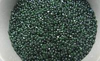 11/0 Charlotte true Cut Beads Ionized Emerald Transparent 10/20/50/250/500 Grams PREMIUM SEED Beads, vintage supplies