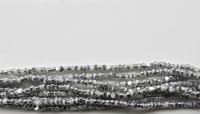 13/0 Charlotte Cut Beads Patina Opaque Chalk White Silver 5/10/20/50/250/500 Grams craft supplies, jewelry making, embroidery materials