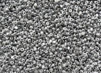 13/0 Charlotte Cut Beads Patina Opaque Chalk White Silver 5/10/20/50/250/500 Grams craft supplies, jewelry making, embroidery materials