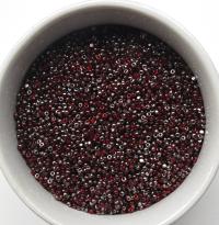 11/0 Charlotte true Cut Beads Patina Transparent Ruby Gun Metal 10/20/50/250/500 Grams 1300 Pieces embroidery materials, jewelry making