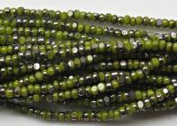 11/0 Charlotte true Cut Beads Patina Opaque Olivine Gun Metal 10/20/50/250/500 Grams 1300 Pieces embroidery materials, jewelry making