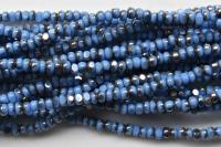 11/0 Charlotte true Cut Beads 2 MM Light Patina Light Sapphire Opaque Gun Metal 10/20/50/250/500 Grams vintage findings, embroidery material