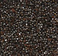 11/0 Charlotte true Cut Beads Patina Topaz transparent Gun Metal 10/20/50/250/500 Grams 1300 Pieces