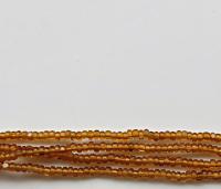 13/0 Charlotte Cut Beads Topaz Transparent 5/10/20/50/250/500 craft supplies, jewelry making, embroidery materials, vintage beads, rare
