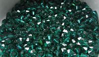 2.5mm Emerald Swarovski Bicone Beads 36/72/144/432/1000 Pieces Jewelry findings, embroidery materials, jewelry making, rare beads, craft