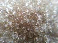 8/0 Charlotte Cut Beads Ionized Crystal Light Champagne 10/20/50/250/500 Grams glass beads, jewelry supply, vintage findings, craft supply