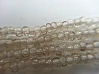 8/0 Charlotte Cut Beads Ionized Crystal Light Champagne 10/20/50/250/500 Grams glass beads, jewelry supply, vintage findings, craft supply