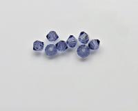 4/5mm Tanzanite Swarovski Bicone BEADS 36/72/144/432/720 Pieces, jewelry findings, vintage crystals VINTAGE SWAROVSKI, jewelry making, rare