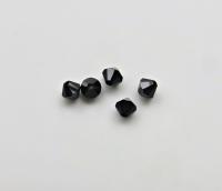 4/5mm Jet Black Swarovski Bicone 25/50 Gross (280) Jewelry making beads, embroidery materials, crystal black