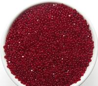 13/0 Charlotte Cut Beads Transparent Garnet 5/10/20/50/250/500 craft supplies, jewelry making, embroidery materials, vintage beads, rare