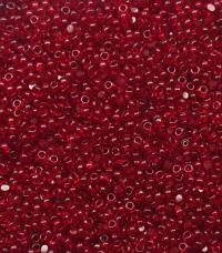 13/0 Charlotte Cut Beads Transparent Garnet 5/10/20/50/250/500 craft supplies, jewelry making, embroidery materials, vintage beads, rare
