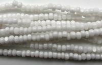 13/0 Charlotte Cut Beads Chalk White Opaque 5/10/20/50 Grams 1.6mm, craft supplies, jewelry making, embroidery materials, vintage beads