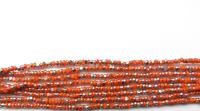 11/0 Charlotte true Cut Beads Patina Opaque Orange Silver 10/20/50/250/500 Grams