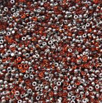11/0 Charlotte true Cut Beads Patina Orange transparent Silver 10/20/50/250/500 Grams 1300 Pieces