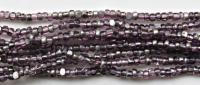13/0 Charlotte Cut Beads Patina Transparent Light Amethyst Silver 5/10/20/50/250/500 Grams glass beads, jewelry supply, findings, craft