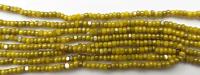 11/0 Charlotte true Cut Beads Ionized Yellow Opaque 10/20/50/250/500 Grams rare supplies jewelry
