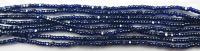11/0 Charlotte true Cut Beads Ionized Royal Blue Transparent 10/20/50/250/500 Grams embroidery materials, jewelry making, vintage beads