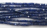 11/0 Charlotte true Cut Beads Ionized Royal Blue Transparent 10/20/50/250/500 Grams embroidery materials, jewelry making, vintage beads