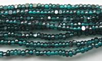 11/0 Charlotte Cut Beads Ionized Teal Transparent 10/20/50/250/500 Grams vintage findings, PREMIUM SEED BEADS, premium materials, craft