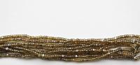11/0 Charlotte true Cut Beads Ionized Honey Transparent 10/20/50/250/500 Grams vintage findings, embroidery materials, craft supplies, rare