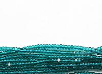 11/0 Hanks Charlotte Cut Beads 50710 Transparent Teal Green 1/5/25/50/100 Hanks 2.0mm glass beads, jewelry supply, findings, craft supply
