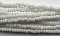 11/0 Hanks Charlotte Cut Beads 03050 Chalk White 1/5/25/50/100 Hanks 2.0mm glass beads, jewelry supply, findings, craft supply, vintage bead
