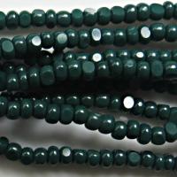 13/0 Hanks Charlotte Cut Beads 53270 Emerald Opaque 1/5/25/50/100 Hanks 1.6mm glass beads, jewelry supply, findings, craft supply, rare