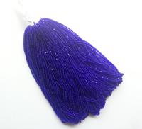 11/0 Hanks Charlotte Cut Beads 30100 Royal Blue Transparent 1/5/25/50/100 Hanks 2.0mm glass beads, jewelry supply, findings, craft supply