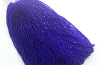 11/0 Hanks Charlotte Cut Beads 30100 Royal Blue Transparent 1/5/25/50/100 Hanks 2.0mm glass beads, jewelry supply, findings, craft supply