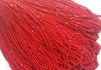 11/0 Charlotte Cut Beads Opaque Cherry Red 10/20/50/250/500 Grams embroidery materials, jewelry making vintage beads, rare vintage true cuts